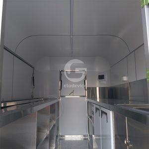 Remorque alimentaire entièrement équipée en acier inoxydable, personnalisable, restauration rapide, restauration mobile, café, snack, camion de nourriture pour usage <span class=keywords><strong>commercial</strong></span> - Product Image 4