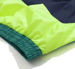 High Quality Comfortable Windbreaker <b>Jacket</b> Custom Elastic Cuffs Patchwork Color Nylon <b>Pullover</b> Windproof Breathable <b>Jacket</b> - Product Image 4