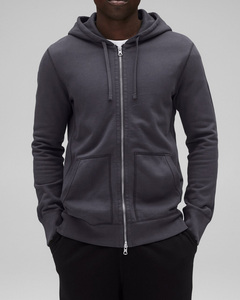Essential Cotton Polyester <b>Mid</b> Weight Zipper Hoodie For Men Stylish Durable Breathable Fabric Hoodie With Customize Logo0 - Product Image 2