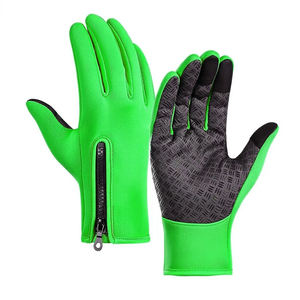 Gants tactiles de haute qualité avec texture sur la paume pour la course hivernale, le cyclisme, l'entraînement en extérieur, gants de conduite souples - Product Image 1