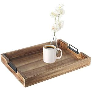 Bandeja de lujo para servir alimentos con asas doradas, de calidad alimentaria, para uso comercial, bandejas decorativas para decoración de bodas, suministros para restaurantes - Product Image 4