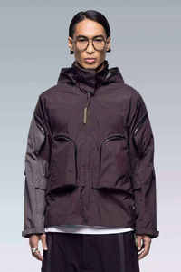Veste tactique pour homme, style techwear, multi-poches, streetwear cyberpunk, coupe-vent, imperméable, fonctionnelle, à capuche, cargo, utilitaire - Product Image 2
