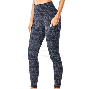Leggings (Pantalones) de Cintura Alta para Mujer, con Bolsillos Laterales, Material Ligero de Spandex/Nylon, para Gimnasio y Ropa Deportiva - Product Image 4
