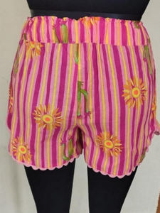 Ensemble chemise et short en coton grande taille pour femme, coupe décontractée, tenue d'été, vente en gros - Product Image 4