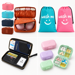 Travel <b>Storage</b> Organizer Bags Packing Cubes Toiletry Bags Portable Jewelry Cases Travel Accessories Dropshipping Service - Product Image 4