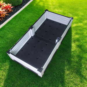 Lit de jardin surélevé facile à assembler pour planter des légumes Pots de fleurs et jardinières en plastique à emballage plat - Product Image 4