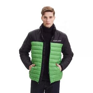 Veste matelassée d'hiver de haute qualité pour hommes et femmes avec tissu vert Logo personnalisé le plus vendu Prix du service OEM - Product Image 3