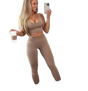 Ropa deportiva atlética, ropa deportiva, ropa de entrenamiento sin costuras, ropa deportiva para mujer, ropa de Yoga, conjuntos de Fitness para gimnasio - Product Image 1