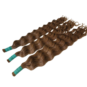 Fahma, 8 pulgadas, cutícula alineada, alta calidad, virgen indonesia, Remy, humano, onda profunda, encaje frontal, paquete de PU, extensiones de cabello humano - Product Image 5