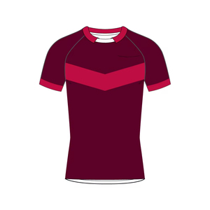 Camiseta de Fútbol Ajustada de Manga Corta para Hombre, Cuello Redondo, Bloques de Color, Poliéster que Absorbe la Humedad, Ropa Deportiva para Todas las Temporadas - Product Image 1