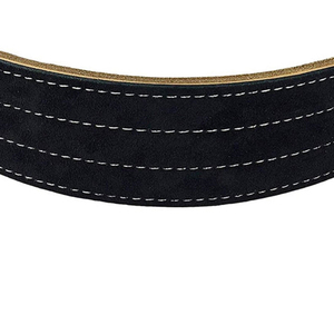 Factory Direct Weightlifting Leather Belt with Steel Buckle, <b>Adjustable</b> Heavy Duty Support for Gym, Powerlifting, Deadlift - Product Image 4