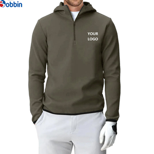เสื้อฮู้ดกอล์ฟแบบซิปครึ่งตัว รุ่นใหม่ล่าสุด สำหรับทุกเพศ แขนยาว พิมพ์ลายดิจิตอล โลโก้ด้านหน้า - Product Image 2
