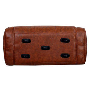Bolsa de Viaje Premium Marrón con Asas Dobles, Correa de Hombro Ajustable, Correa de Bandolera Desmontable y Bolsillos Laterales Utilitarios - Product Image 6