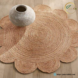 Bangladesh Natural Jute Area Rug Supplier – Sustainable Handmade Fiber <b>Carpet</b> for Home, Hotel and Resort Use - Product Image 2