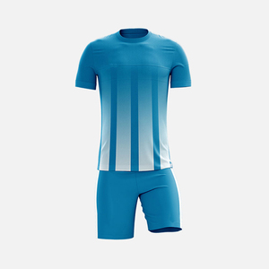 Conjunto de Uniforme de Entrenamiento de Fútbol, Ligero y Transpirable, Camiseta y Pantalones Cortos de Fútbol de Secado Rápido, Ropa Deportiva para Prácticas de Equipo - Product Image 1