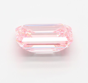 ROYAL GEMS Diamant de laboratoire CVD certifié IGI 5,08 CT taille émeraude couleur rose intense fantaisie clarté VVS2 Bijoux Mak LG 83960829 - Product Image 3