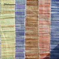 Tissu en coton Khadi classique pour housse de canapé de salon, rideaux unis faits à la main de chambre à coucher en tissu indien