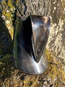 Mug en corne de buffle naturelle de luxe au design unique, de qualité supérieure, idéal pour les fêtes, le Wicca, le paganisme, le café, la bière, passe au lave-vaisselle - Product Image 4