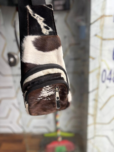 Handmade Cowhide Leather Sling <b>Bag</b> Western Boho Crossbody Chest <b>Bag</b> Vintage Rustic Festival Style Purse Low MOQ Bulk Order - Product Image 5