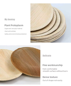 LOS MÁS VENDIDOS: Platos de Hoja de Areca Catechu Resistentes al Calor, con Aroma Suave a Madera, Bandejas Compostables Redondas Desechables para Ensaladas, Ideales para Catering - Product Image 6