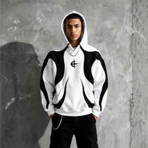 Sudadera con Capucha para Hombre, Estilo Urbano, Estampado Digital, para Invierno, Informal, Talla Grande - Product Image 1