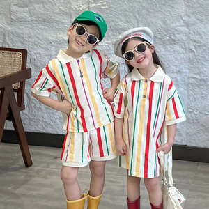 OEM 2026 New Arrival Custom Wholesale Outdoor Summer Embroidery Waffle Fabric Shorts <b>Set</b> T-shirt and Short <b>Set</b> - Product Image 6