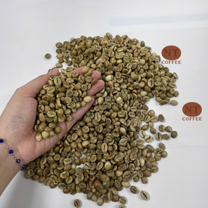 Prix d'usine, grains de café vert Robusta d'origine vietnamienne, grains de haute densité, export en vrac dans le monde entier, service OEM/ODM disponible - Product Image 1