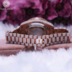 Charm Jewels Luxury Stainless Steel <b>Watch</b> 30mm Round Dial Sapphire Crystal Quartz Movement Women Fashion Design - Product Image 2
