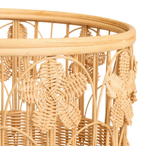 Panier de sol élégant en jacinthe d'eau naturelle tressée pour chambre d'enfant, décoration de chambre d'enfant - Product Image 2