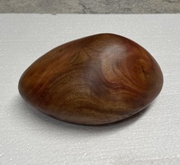 Urna de madera elegante sostenible de alta calidad para cenizas urna en forma de roca urna de cremación de alta calidad para mascotas o humanos