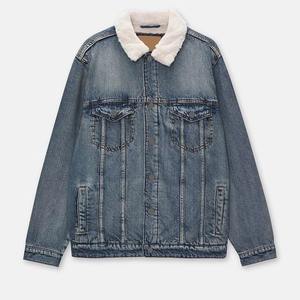 Veste de course vintage pour homme personnalisée, brodée, avec col en fourrure intégral, design boutonné en denim, 100% coton - Product Image 5
