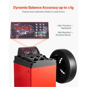 Durable 18\" Spindle Electric <b>Tire</b> Changer with 1.5 HP Motor Accurate <b>Tire</b> <b>Balancer</b> 220V Power Supply - Product Image 5