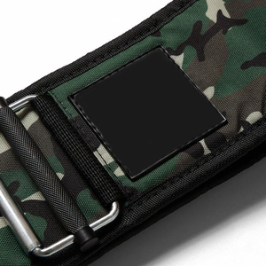 Ceinture de musculation en cuir de vachette camouflage de haute qualité, résistante, professionnelle, protection renforcée, épaisseur 10 mm pour l'entraînement en salle de sport - Product Image 4