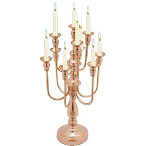 Candelabro de Hierro Hecho a Mano para Centro de Mesa de Boda, Araña Personalizable en Color y Diseño, Excelente Precio - Product Image 3