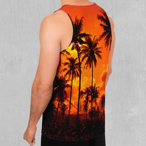 Custom Made Summer Sublimation Tank Tops Casual Fitness Gym Vest <b>Singlets</b> <b>for</b> <b>Men</b> Yoga Sports Apparel with Sublimation Print - Product Image 4