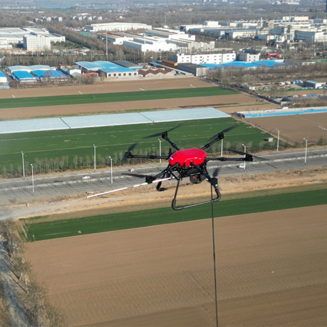 New Commercial Drone Cleaning System Window Cleaning Drone Long Flight High Payload Heavy Duty High Pressure for Facade Building