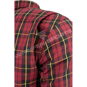 Camisa de Franela para Motociclistas con Forro de Kevlar, Certificación CE, Protecciones en Espalda, Codos y Hombros - Product Image 3