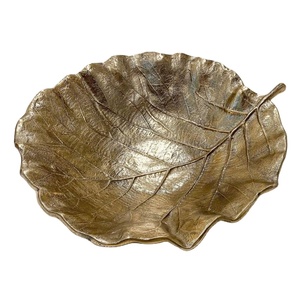 Bol de fruits floraux en métal argenté fabriqué à la main pièce maîtresse décorative de table polie pour les fêtes d'hôtels et de restaurants - Product Image 3