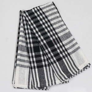 Serviette de cuisine en coton à rayures teintes en fil, au prix le plus bas, serviettes de cuisine personnalisées pour le golf, en provenance d'Inde - Product Image 4