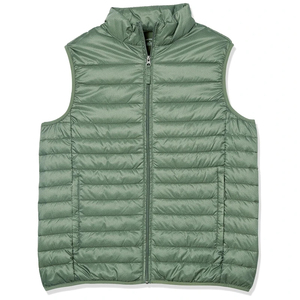 Low MOQ Unisex Casual Puffer <b>Vest</b> Waterproof Windproof Breathable Reversible Slim Fit Customizable Outerwear Puffer <b>Vests</b> - Product Image 1