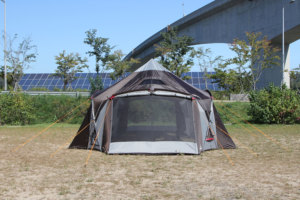 CAMPTOWN CHAMPION(A) 4-Person Extended Camping <b>Tent</b> <b>Single</b> Layer Four-Season Mesh Oxford Large Space One Bedroom One Living Room - Product Image 4
