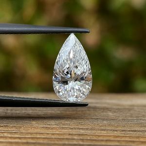 Diamant de laboratoire certifié IGI, forme poire, 1,50 carat, couleur E, pureté VVS1, diamant CVD cultivé en laboratoire, fournisseur en gros en Inde - Product Image 1