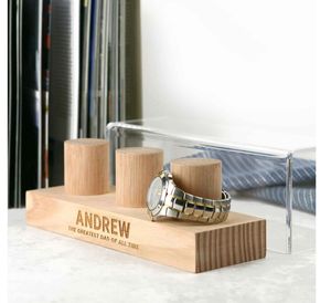 AC de gama alta personalizado de calidad superior para plataforma de exhibición de reloj de madera independiente clásico fácil montaje - Product Image 2