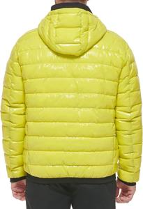 Veste matelassée personnalisée en duvet de canard avec fermeture éclair et transfert thermique - Product Image 4