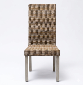 Chaise de salle à manger moderne en rotin, dossier haut, mobilier de restaurant, pour extérieur, jardin, café, fabrication artisanale, qualité export Indonésie - Product Image 2