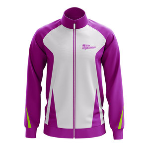 Blousons de rugby sportifs haute performance pour hommes, respirants, écologiques, coupe-vent, col montant, fermeture éclair, logo frontal, 100 % coton - Product Image 4