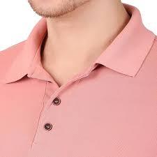 Men's Golf for <b>Shirt</b> Solid Color <b>Button</b> Front Logo <b>Half</b> Sleeve Breathable Knitted Cotton Casual - Product Image 2