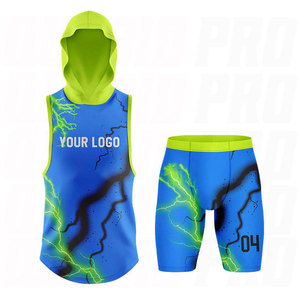 Uniformes de flag football haut de gamme entièrement imprimés par sublimation, tenues d'entraînement d'équipe, ensembles d'uniformes entièrement personnalisés, meilleur rapport qualité-prix, légers - Product Image 3