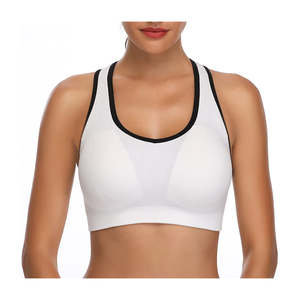 Sujetadores deportivos transpirables sin tirantes y acolchados para mujer, paquete de 3 con logo frontal para yoga, correr y fitness - Product Image 5