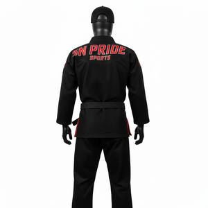 Kimono de Jiu-jitsu Personalizado al por Mayor/ Trajes de Bjj Gi, Trajes de Jiu-jitsu Brasileño, Uniforme Negro, Kimono Negro, Bjj Gi para Niños - Product Image 2